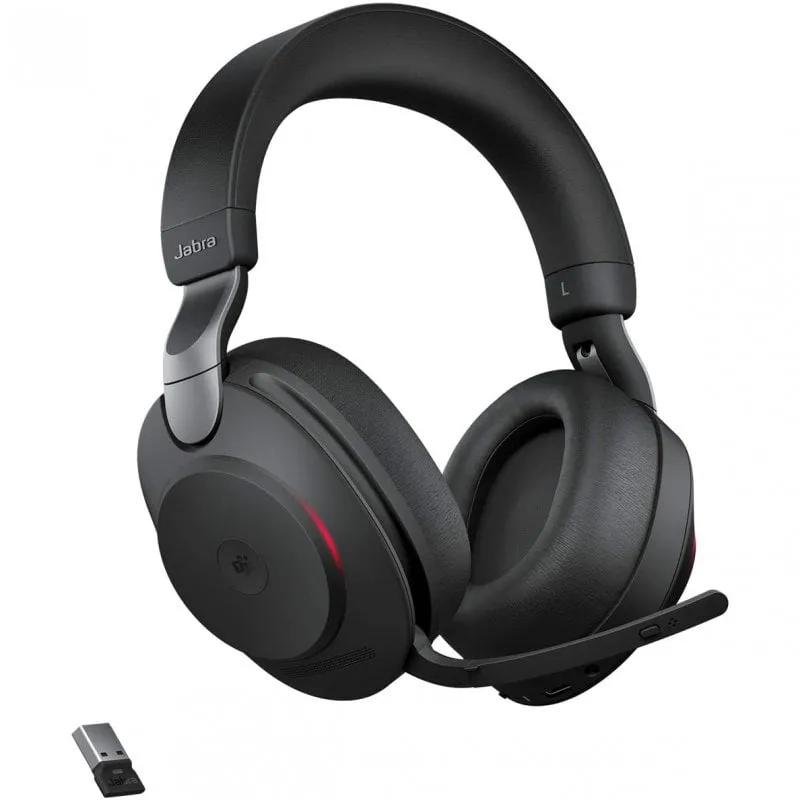 Jabra Evolve2 85, MS Stereo Auricolare Con cavo e senza cavo A Padiglione Ufficio USB tipo A Bluetooth - immagine 1