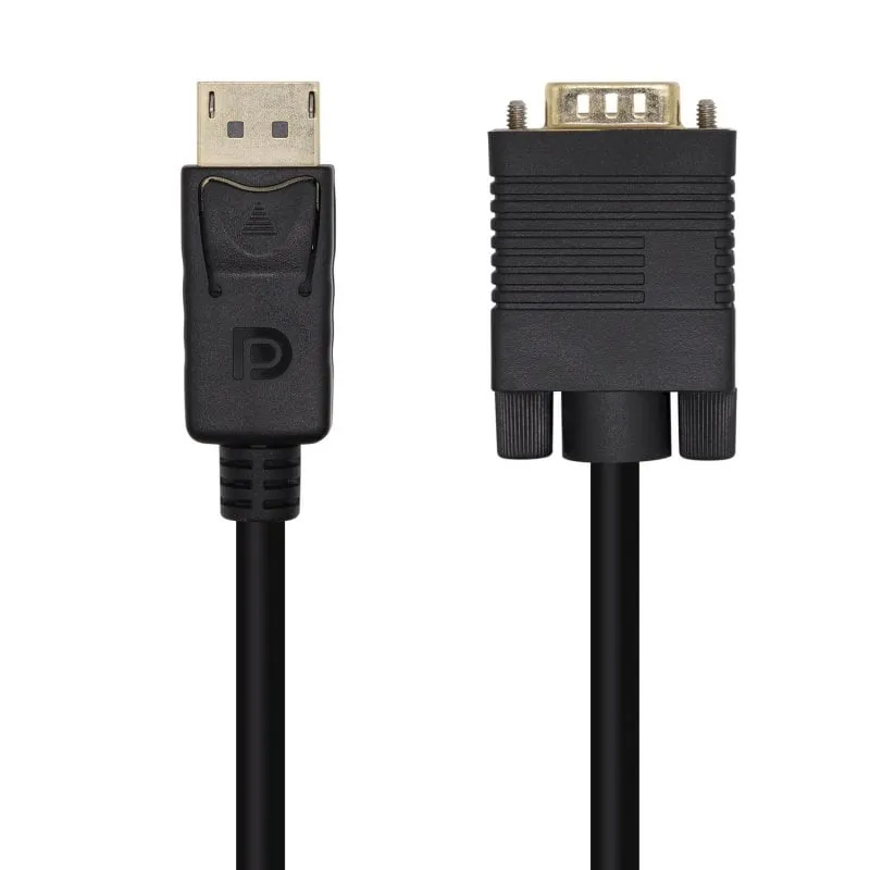 Cavo convertitore DisplayPort a VGA Aisens da 3 m nero - immagine 1