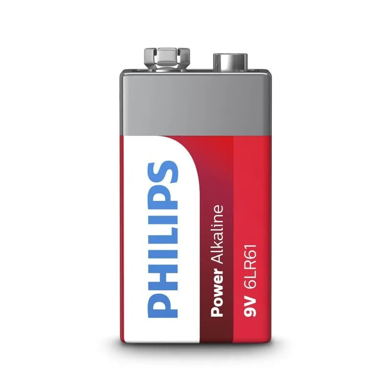 Philips Power Alkaline Batteria 6LR61P1B/10 - immagine 1