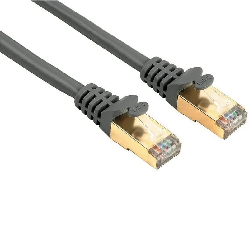 Cavo di rete Hama S/FTP RJ-45 Cat.6a 3m Grigio - immagine 1