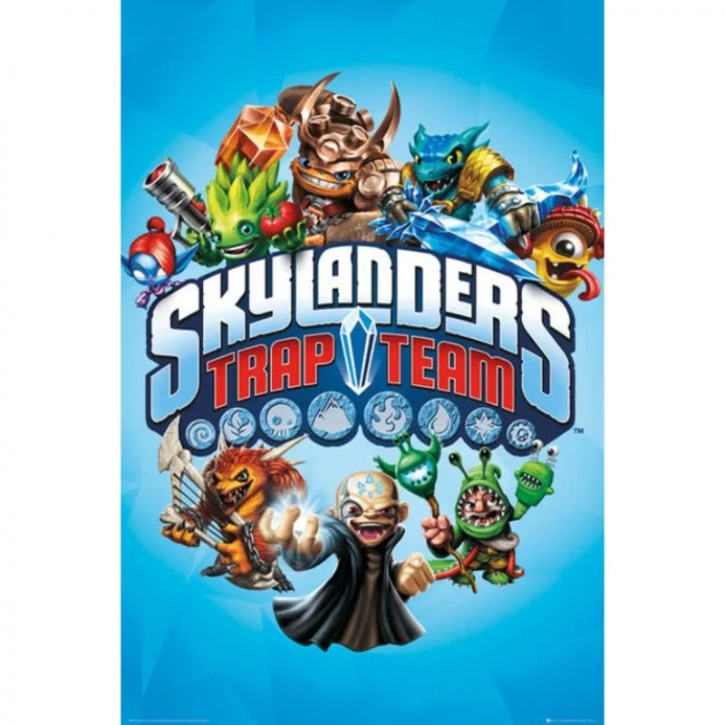 GB Eye Maxi poster Skylanders Trap Team 91,5x61 cm - immagine 1