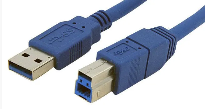 Equipaggia il cavo USB 3.0 AM/BM da 1,8 m blu - immagine 1