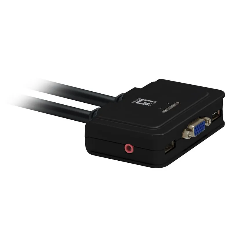 LevelOne KVM-0223 switch per keyboard-video-mouse (kvm) Nero - immagine 1