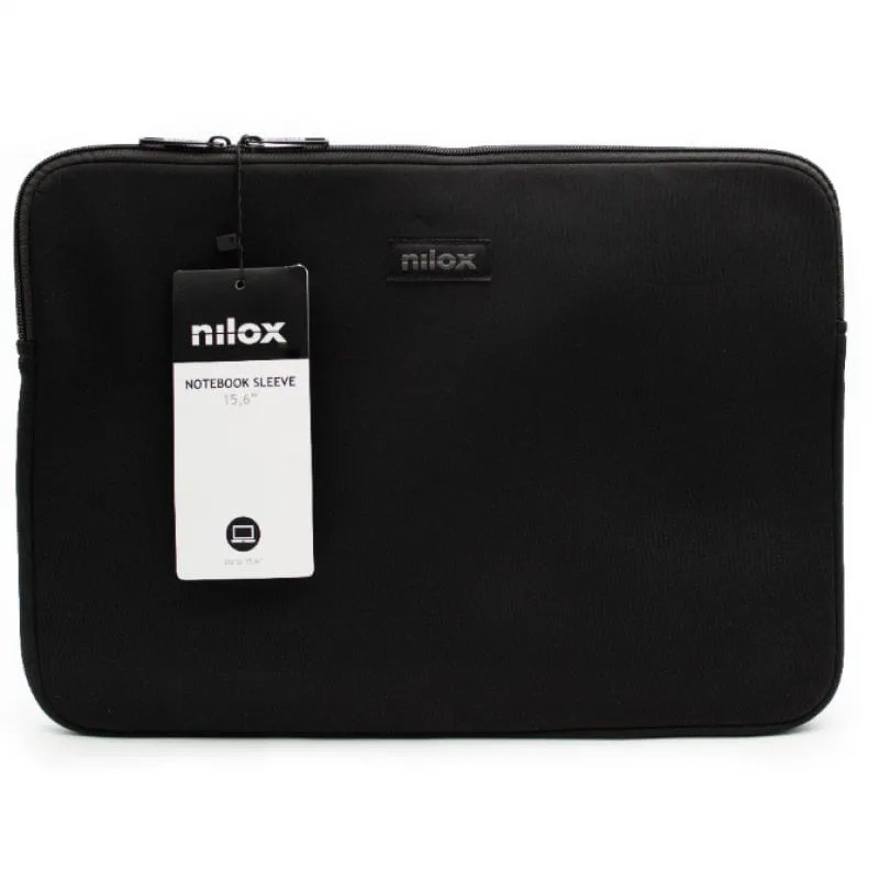 Custodia per laptop Nilox in neoprene 15,6" Nera - immagine 1
