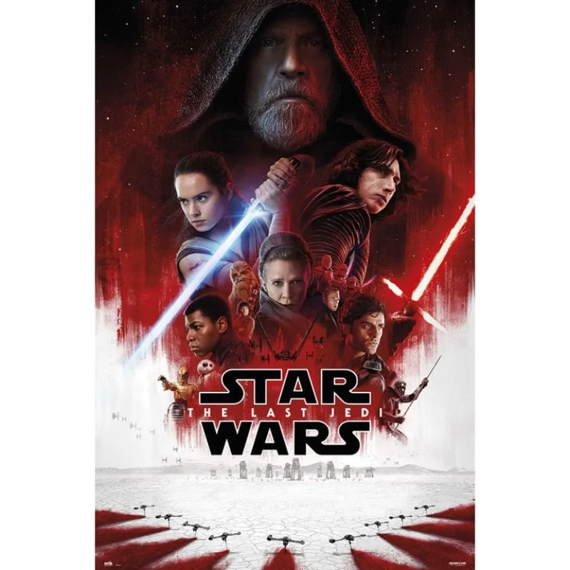 Erik Maxi Poster Star Wars VIII Un Foglio 91,5x61 cm - immagine 1