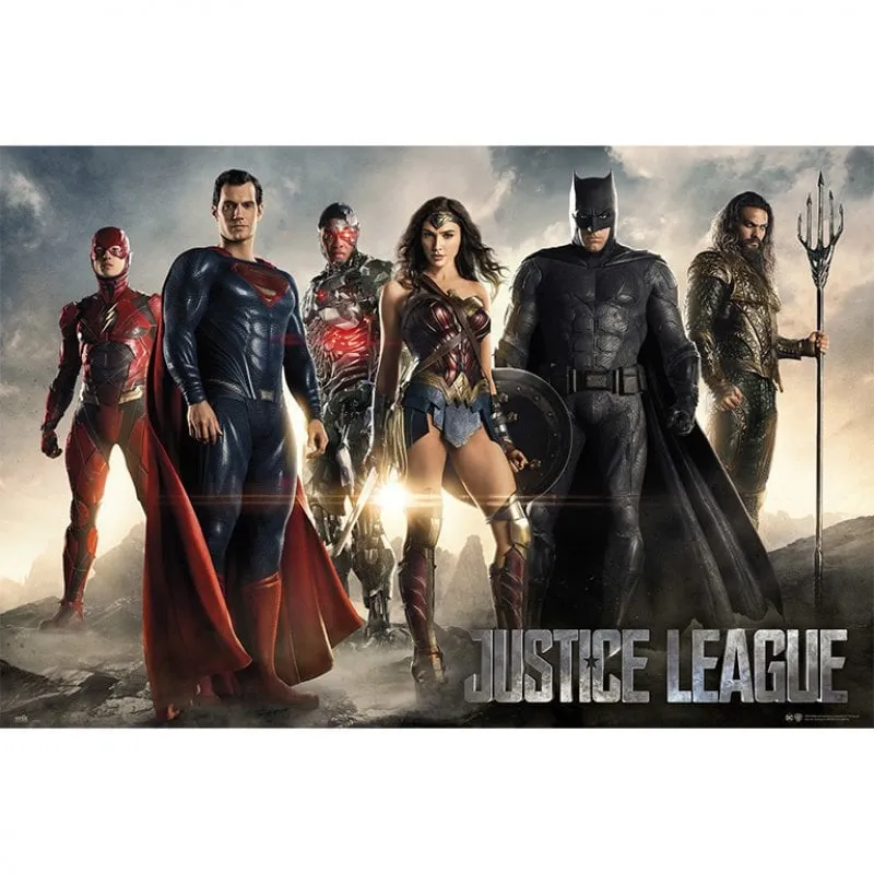 Erik Maxi Poster Personaggi DC Comics Justice League 91,5x61 cm - immagine 1