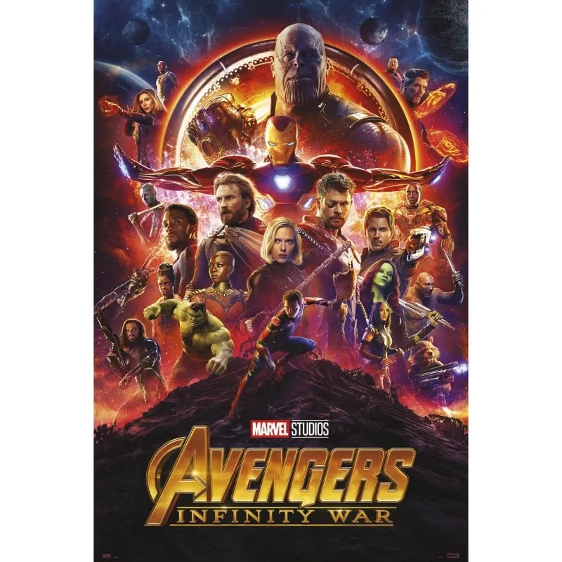 Erik Maxi Poster Avengers Infinity War One Foglio 91,5x61 cm - immagine 1