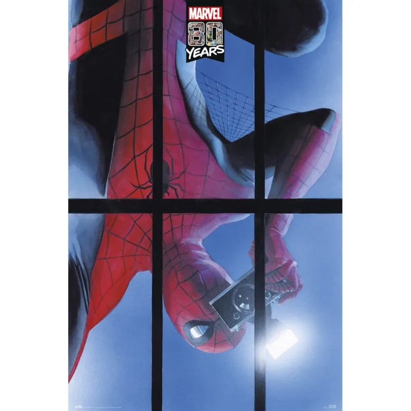 Maxi poster Erik Marvel 80 anni Spiderman 91,5x61 cm - immagine 1