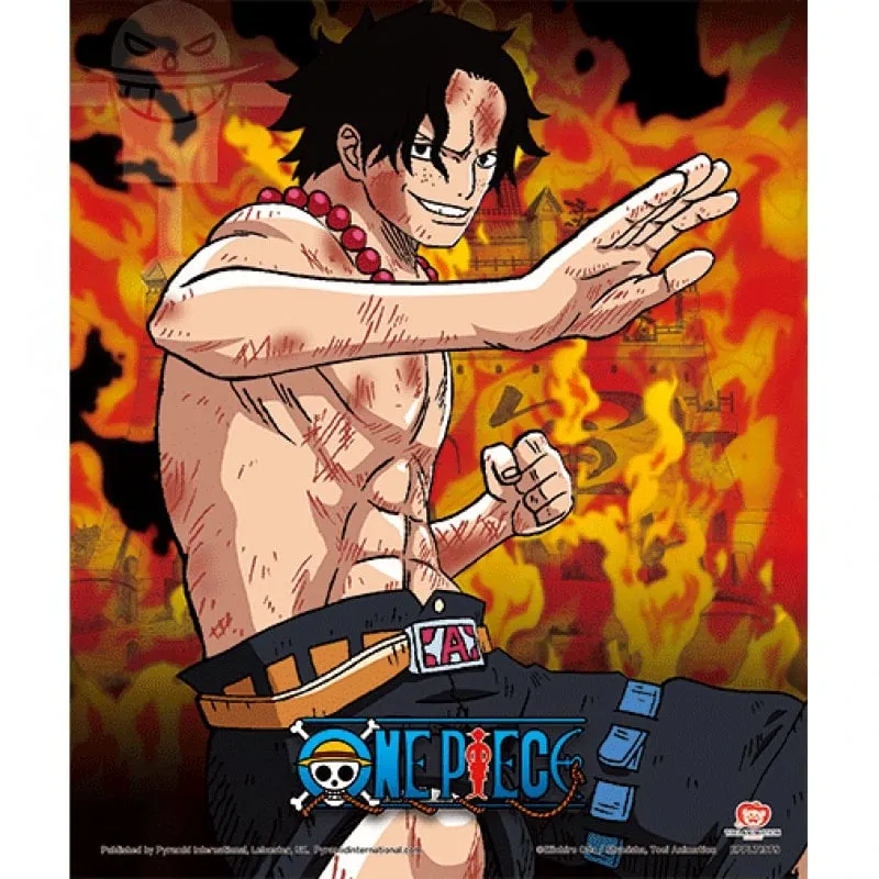 Poster 3D piramidale One Piece La rabbia ardente dei fratelli - immagine 1