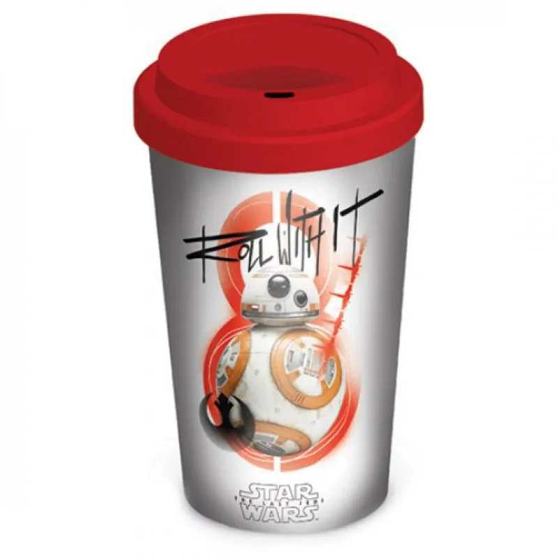 Tazza da viaggio Pyramid Star Wars Episodio 8 BB-8 Roll With It - immagine 1