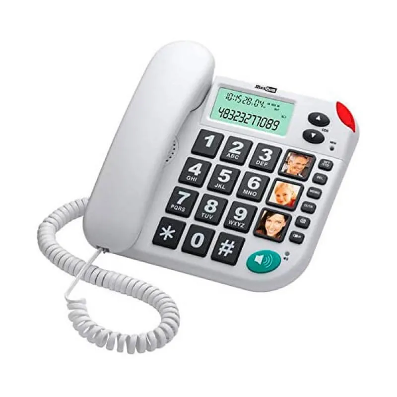 Telefono da tavolo Maxcom KXT480 bianco - immagine 1