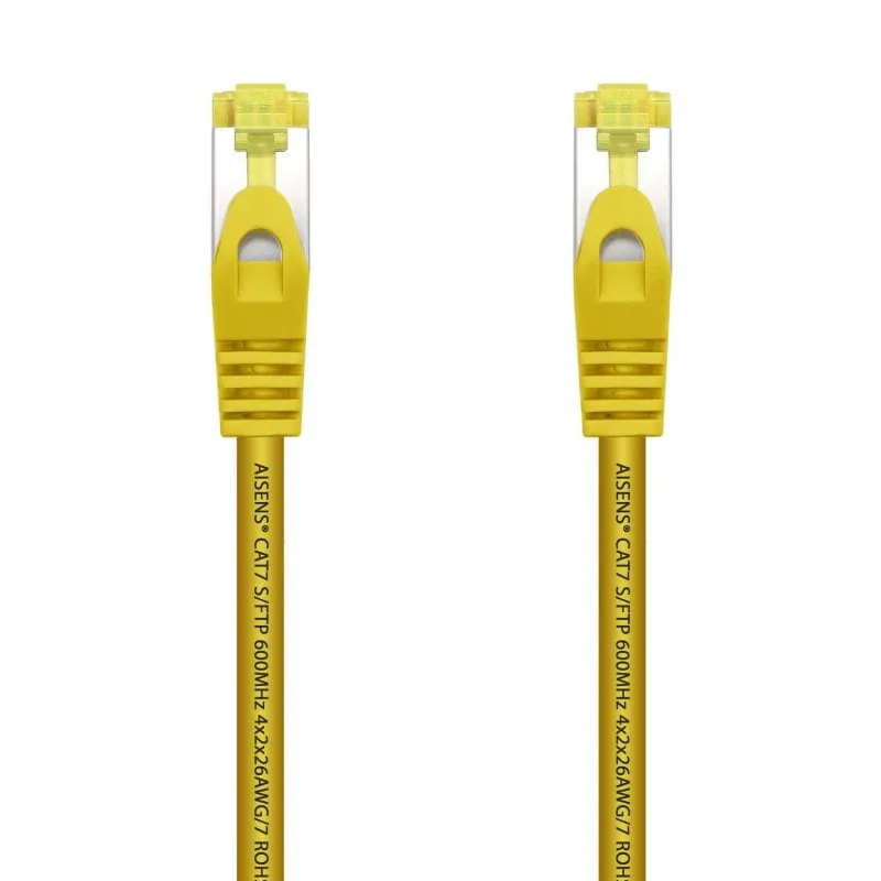 Cavo di rete Aisens S/FTP RJ45 Cat.7 1m Giallo - immagine 1