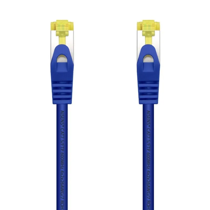 Cavo di rete Aisens S/FTP RJ45 Cat.7 25 cm Blu - immagine 1
