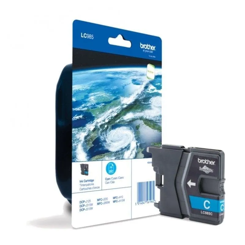 Cartuccia Tinta Originale Brother LC985C Ciano - immagine 1