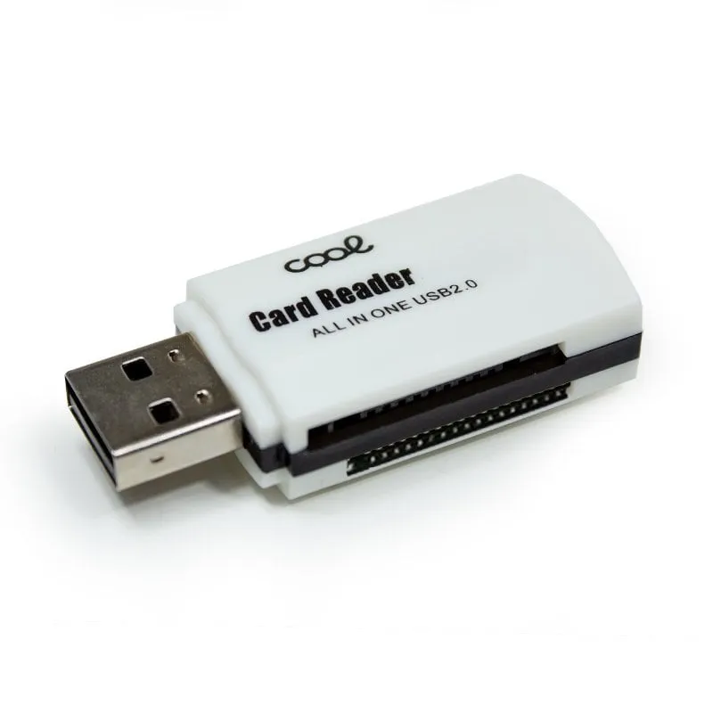 Fantastico lettore di schede multiple USB universale tutto in uno bianco - immagine 1