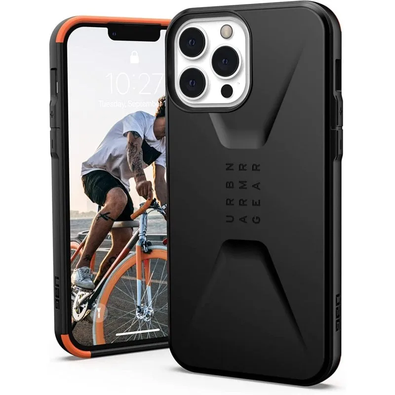 Custodia UAG Max Civilian Nera per Apple iPhone 13 Pro Max - immagine 1