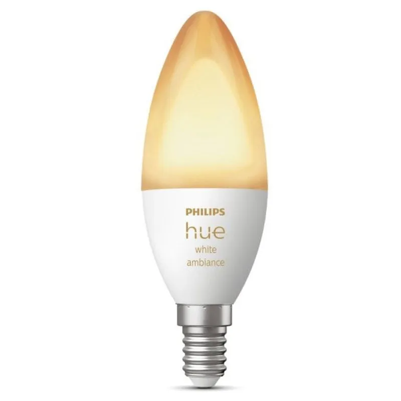 Philips Hue White ambiance Lampadina Smart E14 25 W - immagine 1