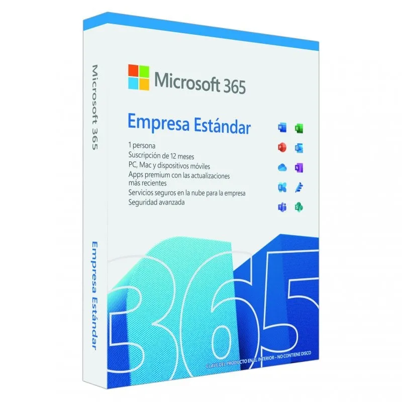 Microsoft 365 Enterprise Standard 12 mesi 5 dispositivi 1 utente - immagine 1