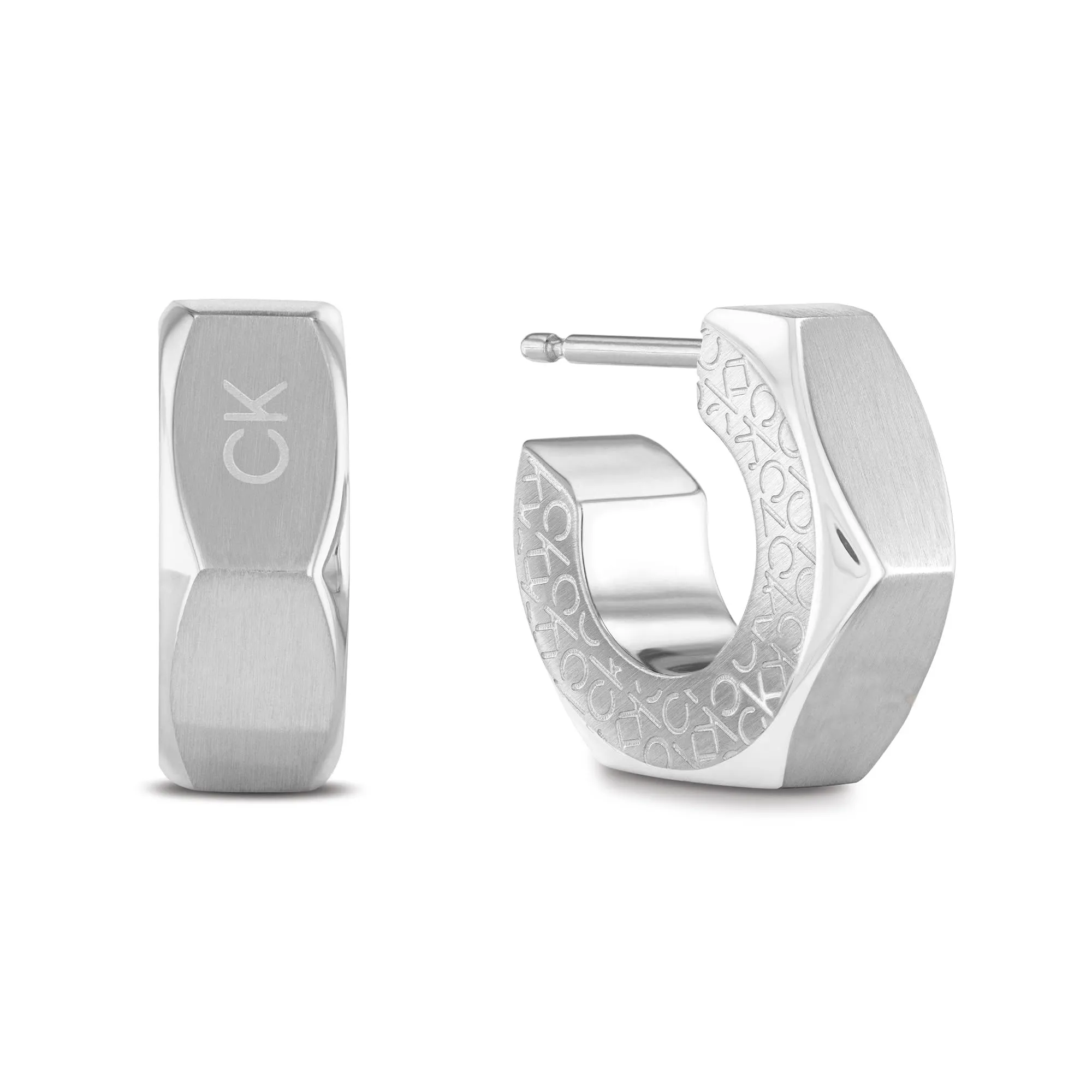 Calvin Klein Orecchini da Uomo Collezione LATCH in Acciaio Inossidabile - 35000263 - immagine 1