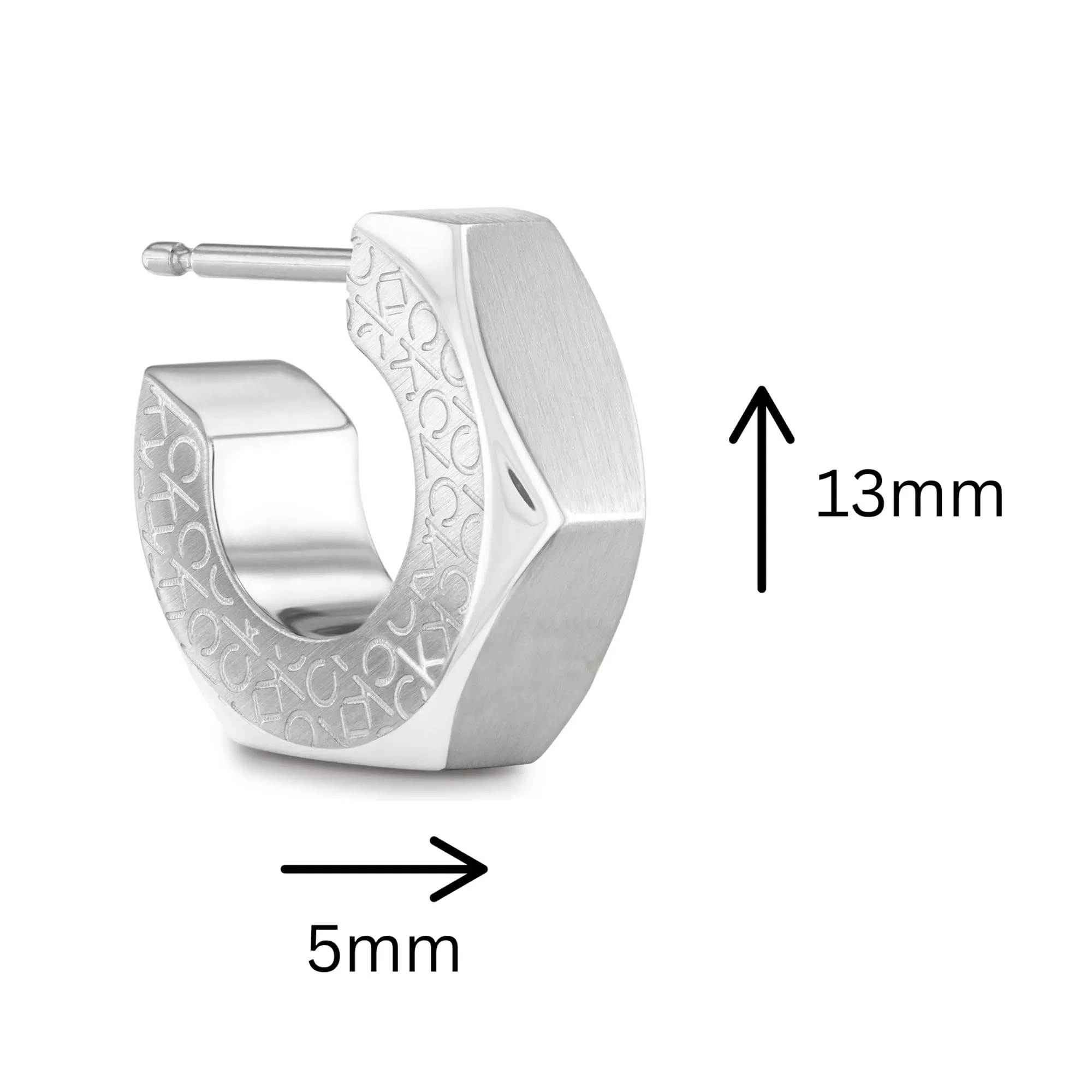 Calvin Klein Orecchini da Uomo Collezione LATCH in Acciaio Inossidabile - 35000263 - immagine 2