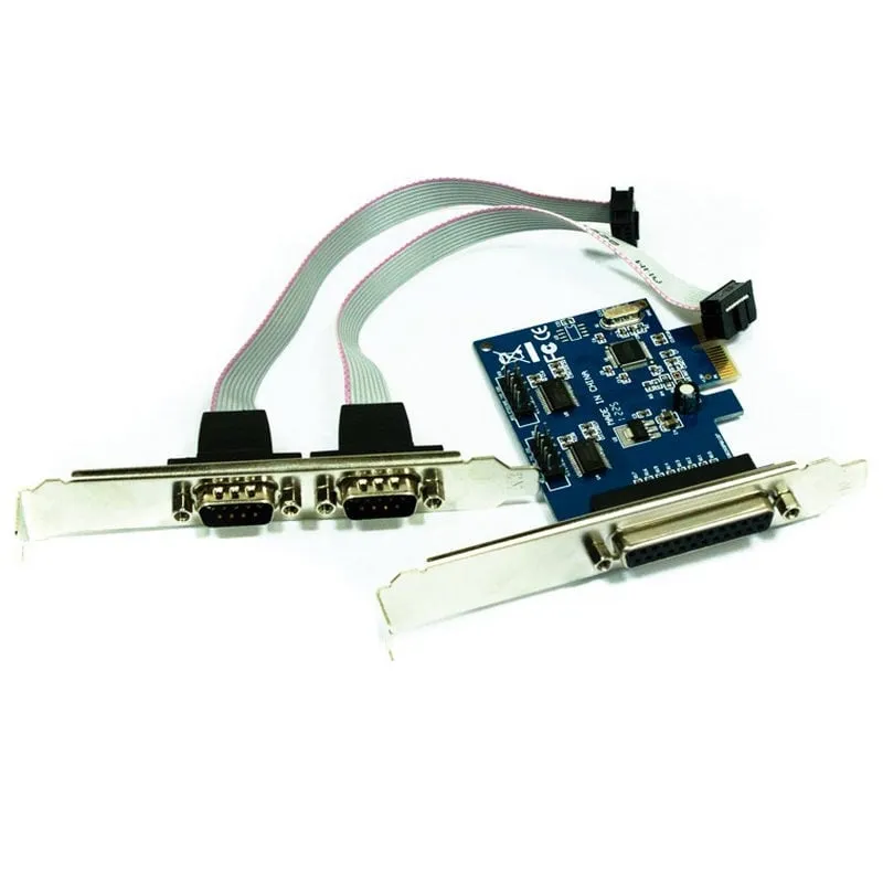 Porta parallela scheda PCI-E approssimativa +2 seriali - immagine 1
