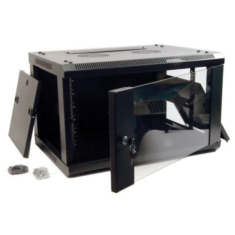 Armadio rack da parete Powergreen 19" 6U 600x450mm - immagine 1