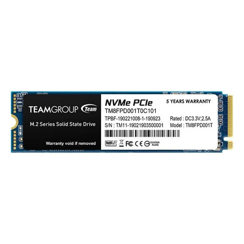 Team Group MP33 PRO SSD da 1 TB M.2 PCIe Gen3 x4 - immagine 1