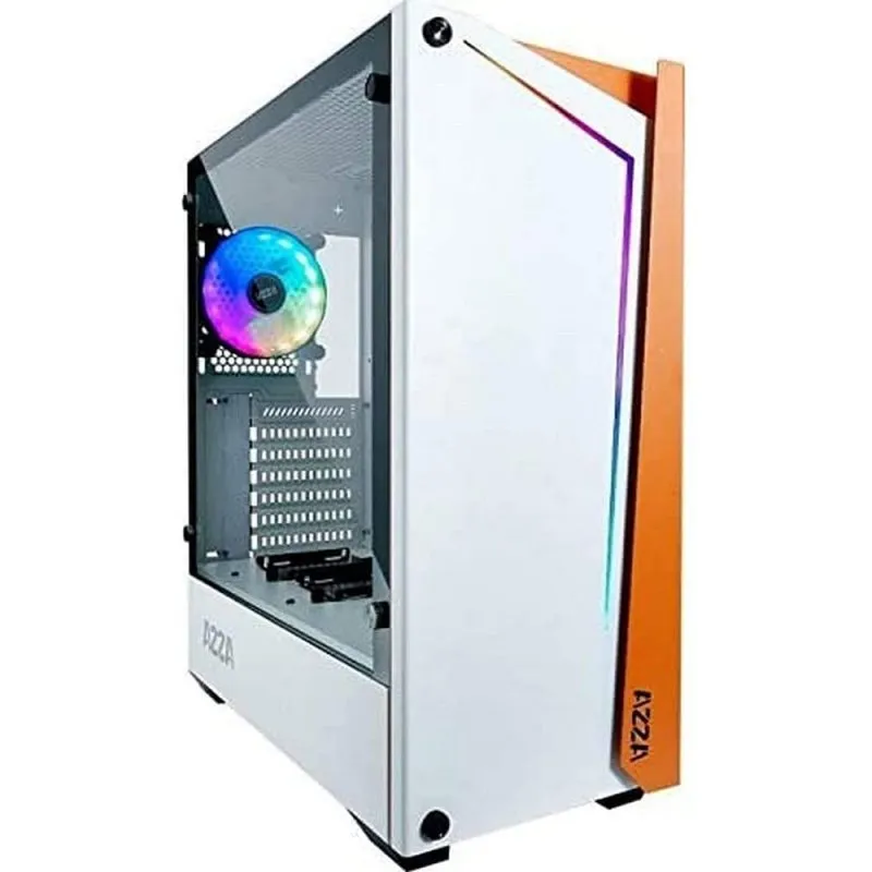 Azza Apollo 430 Vetro Temperato USB 3.0 Bianco/Arancione - immagine 1
