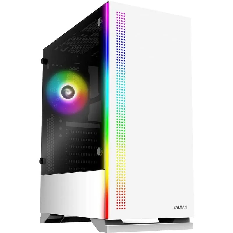 Zalman S5 Vetro Temperato USB 3.0 Bianco - immagine 1