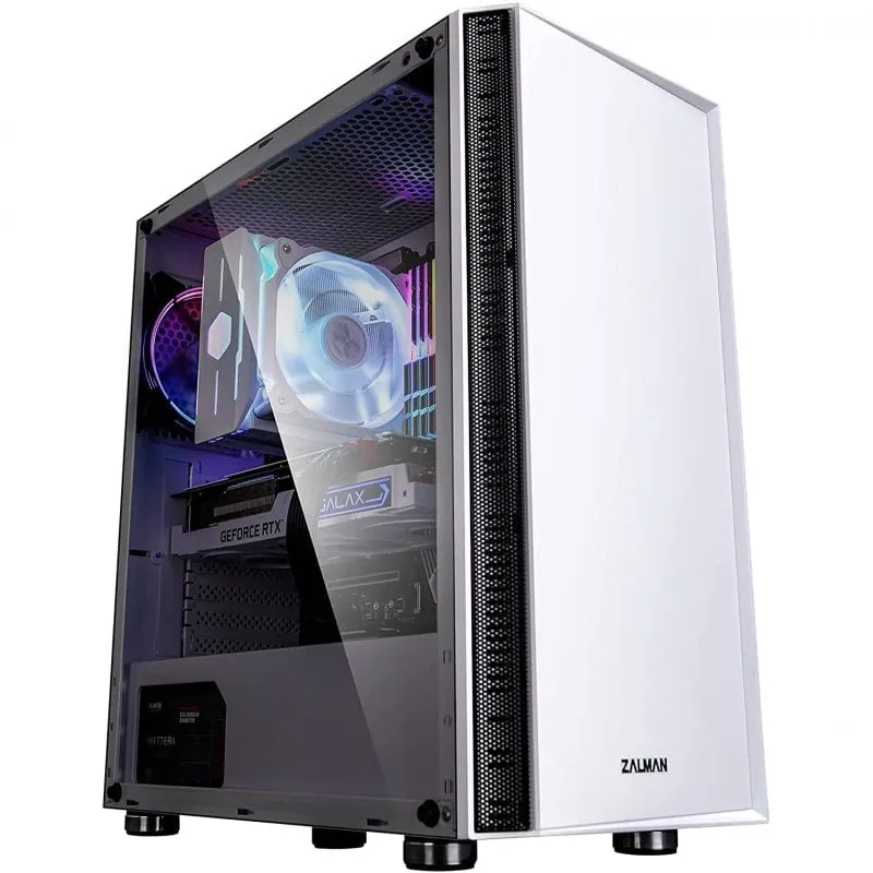 Zalman R2 Vetro temperato USB 3.0 Bianco - immagine 1