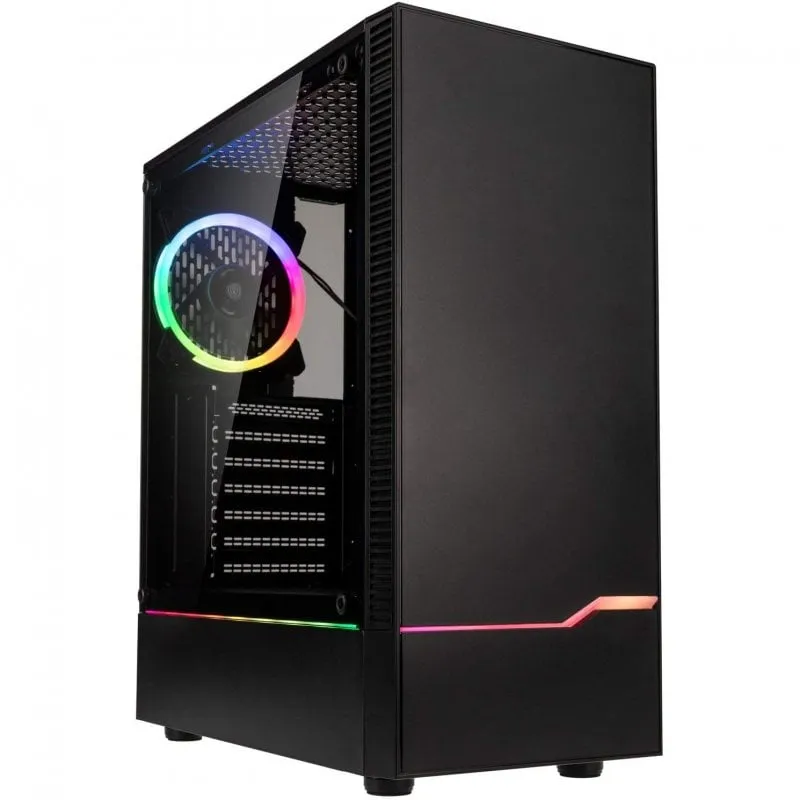 Kolink Inspire K9 vetro temperato USB 3.0 nero - immagine 1
