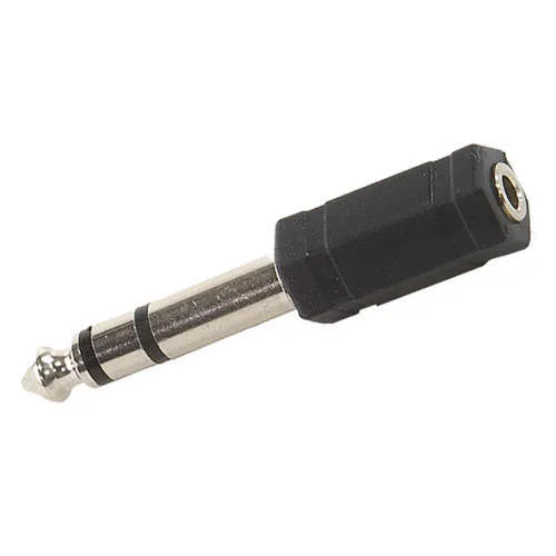 Adattatore audio Minijack 3,5 femmina a Jack 6,35 maschio - immagine 1