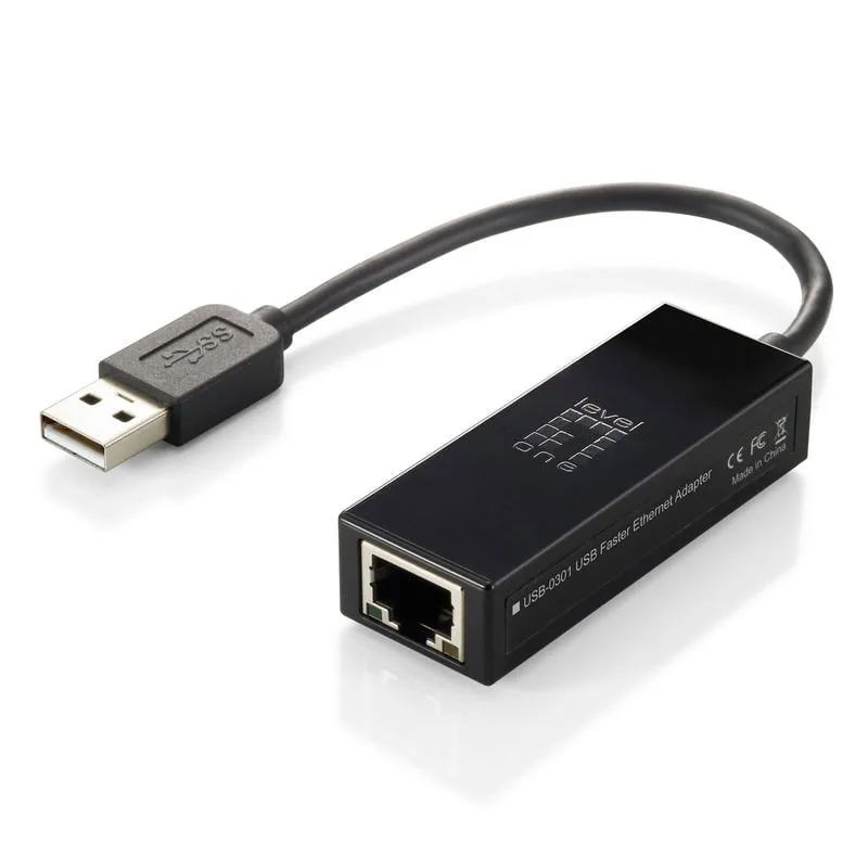 LevelOne USB-0301 scheda di rete e adattatore 100 Mbit/s - immagine 1