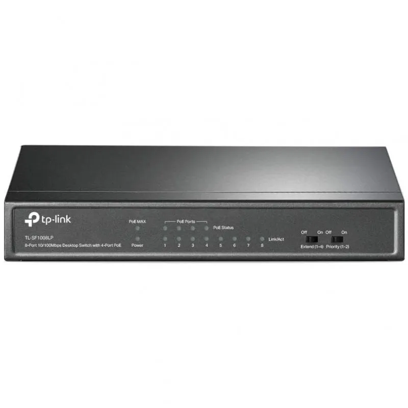 Switch PoE a 8 porte TP-Link TL-SF1008LP - immagine 1