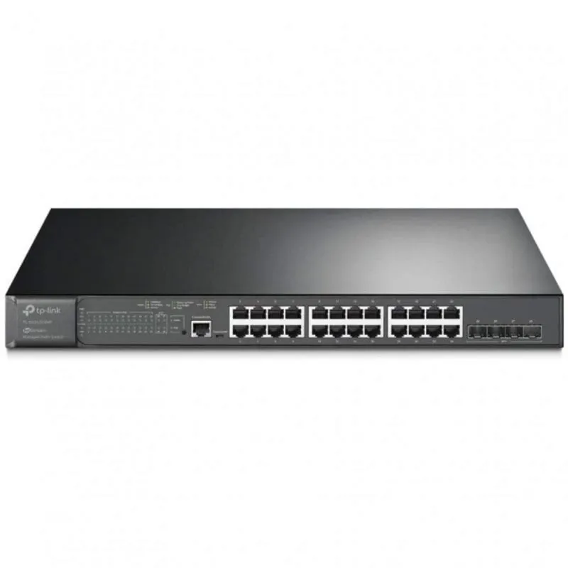 Switch TP-Link TL-SG3428XMP 24 Porte Gigabit PoE+ 4 SFP+ L2+ Rack 1U - immagine 1