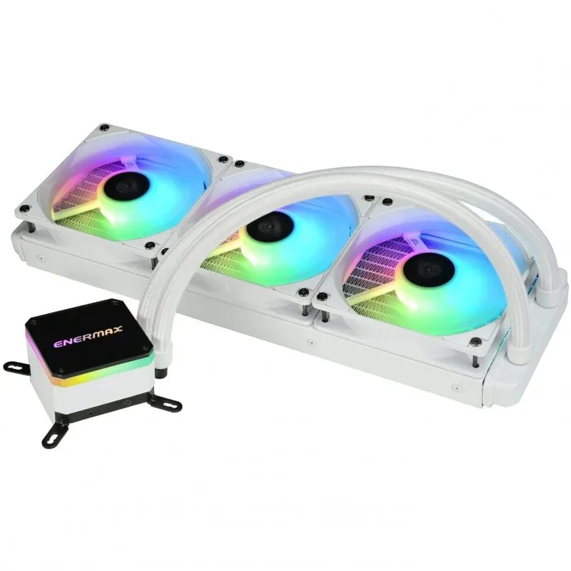 Kit di raffreddamento a liquido Enermax Liqmax III ARGB 360 360 mm bianco - immagine 1