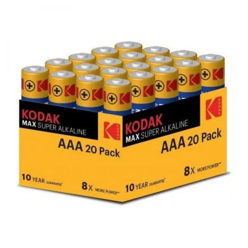 Pile Alcaline AAA Kodak Max Pack 20 - immagine 1