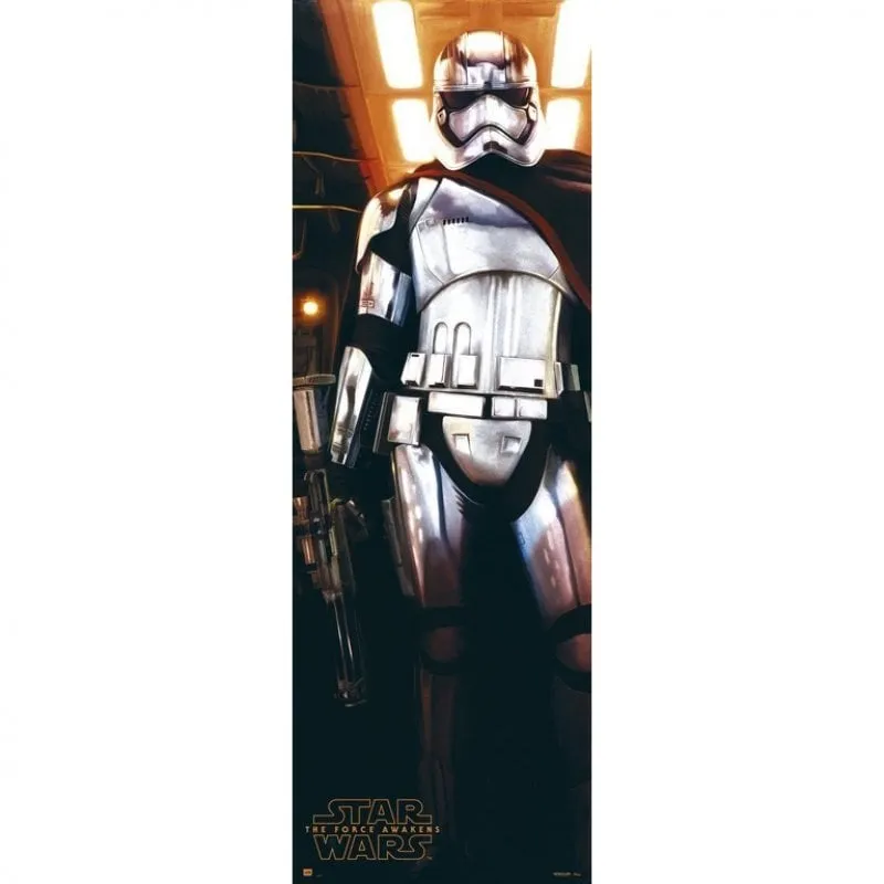 Poster per porta Erik Star Wars Capitano Phasma 158x53 cm - immagine 1