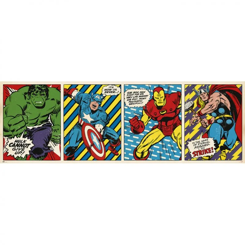 Erik Poster per porta Trittico Marvel Comics 158x53 cm - immagine 1