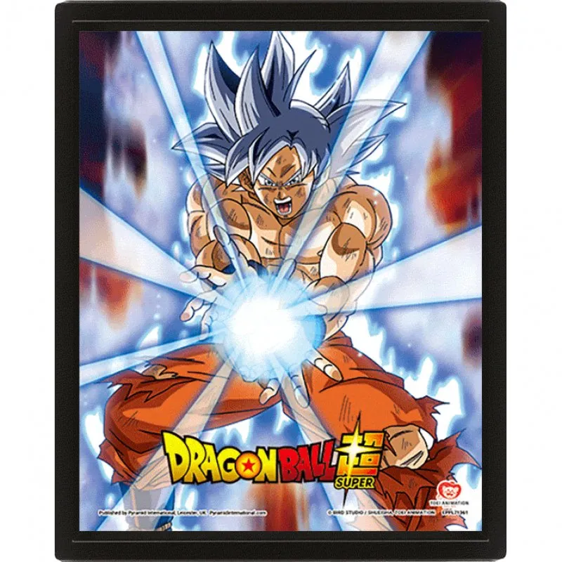 Poster 3D Piramide Dragon Ball Super Ultra Istinto Kamehameha - immagine 1