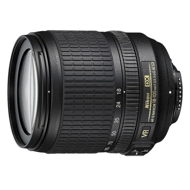 Obiettivo zoom standard Nikon AF-S DX NIKKOR 18-105mm f/3.5-5.6G ED VR SLR nero - immagine 1