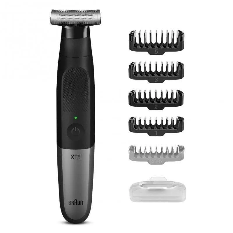 Rasoio Corpo Braun Series X XT5100 Senza Filo Impermeabile Uso Doccia 5 Pettini - immagine 1