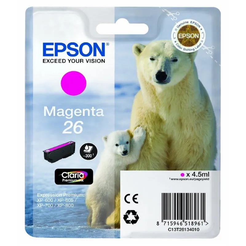 Epson Polar bear Cartuccia Magenta XP-600/XP-605/XP-700/XP-800 - immagine 1