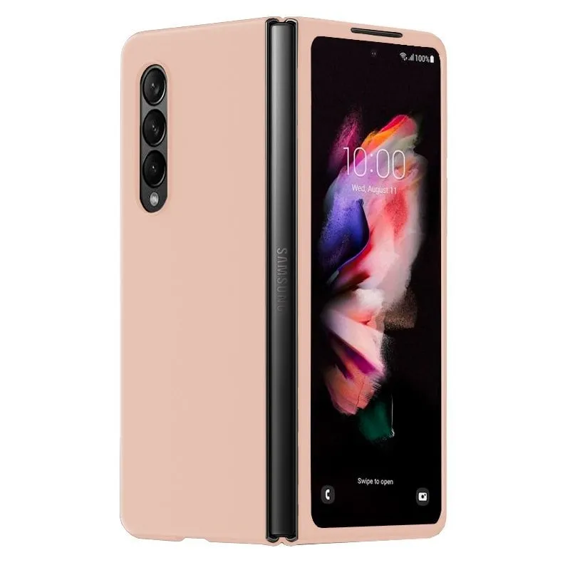 Custodia pieghevole rosa freddo per Samsung Galaxy Z Fold 3 F926 - immagine 1