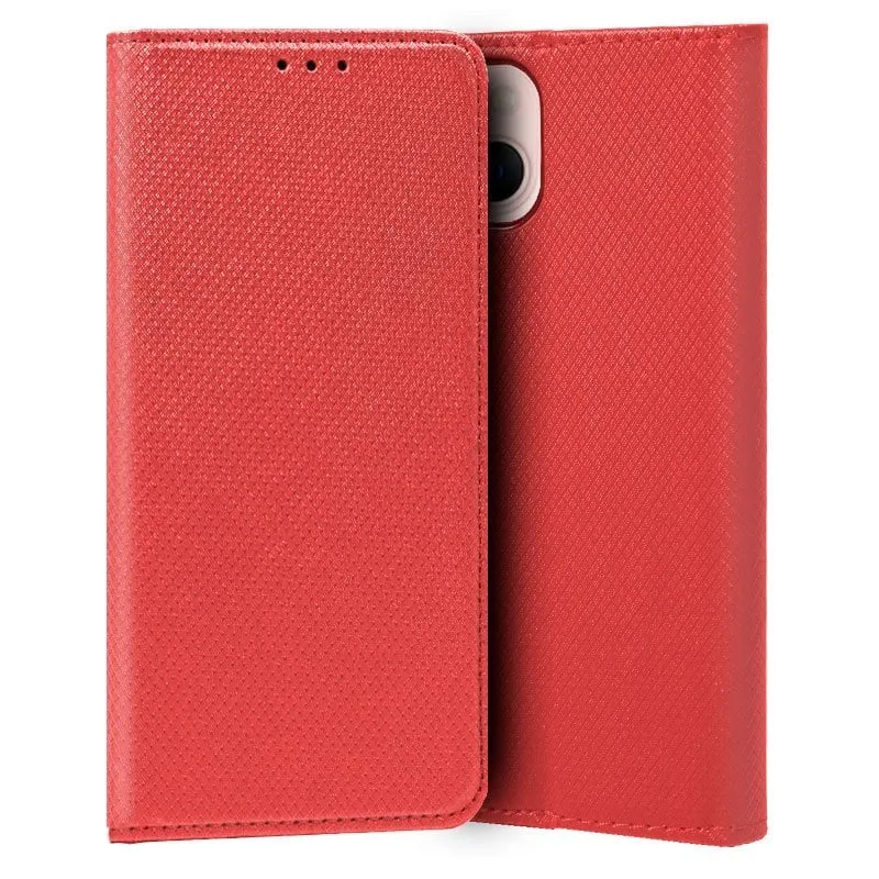 Custodia Flip Cover liscia rossa per iPhone 13 - immagine 1