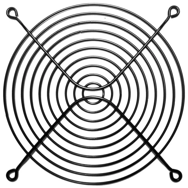 Griglia Ventola Phobya 120mm Metallo Compatibile Sicurezza - immagine 1