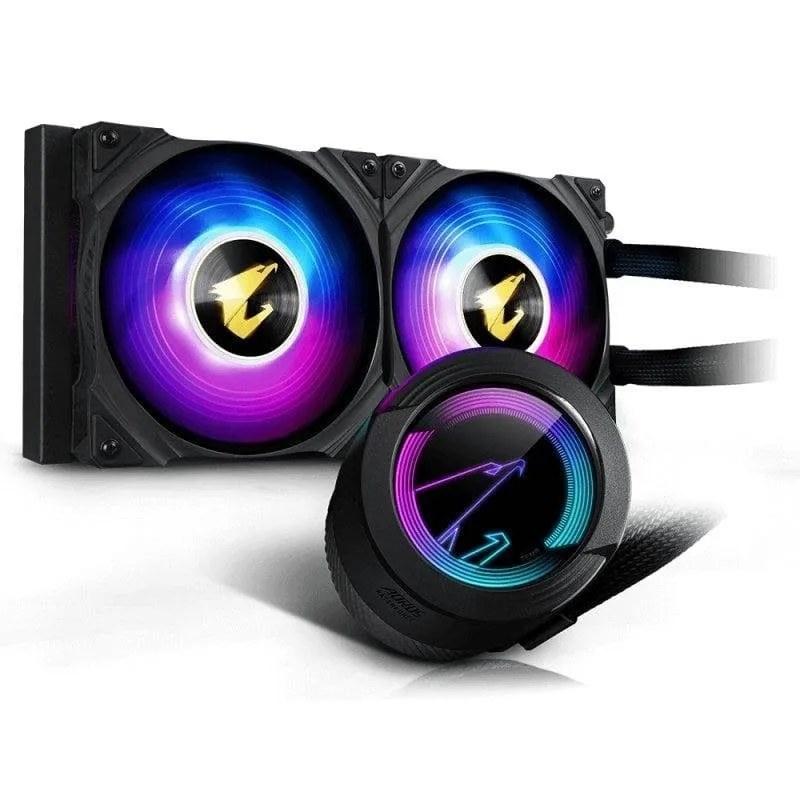 Refrigerazione Liquida Gigabyte Aorus WaterForce 240mm 2 Ventole ARGB - immagine 1