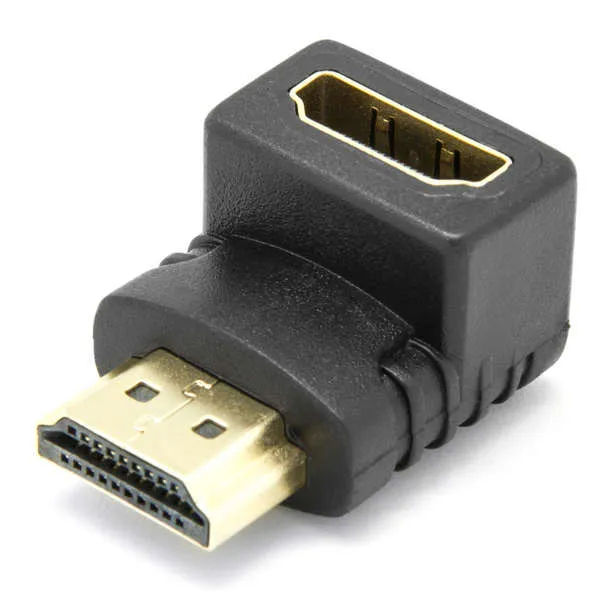 Adattatore HDMI maschio/femmina angolato Unotec - immagine 1