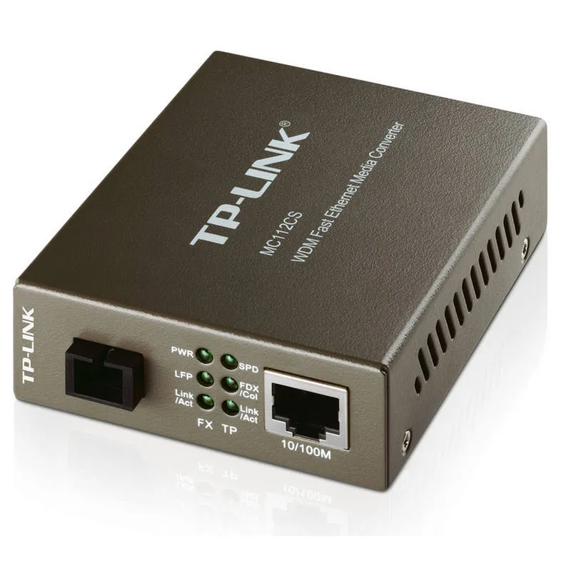 Convertitore multimediale WDM TP-LINK MC112CS 10/100Mbps - immagine 1