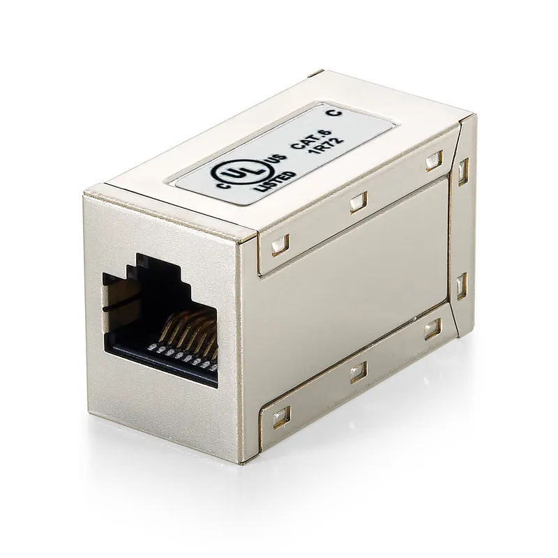 Equipaggia l'adattatore RJ45 Cat 6 femmina/femmina - immagine 1